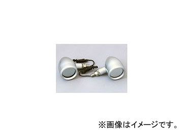2輪 CF POSH グッドフェローズ 汎用ウインカー 201500-SLM ニュースクールウインカー サチライトメッキ オレンジレンズ 入数：1セット(左右)