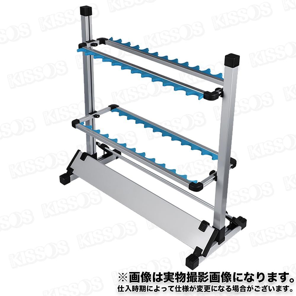2個セット 釣りスタ 24本 収納タイプ ロッドスタンド 24本 釣り竿