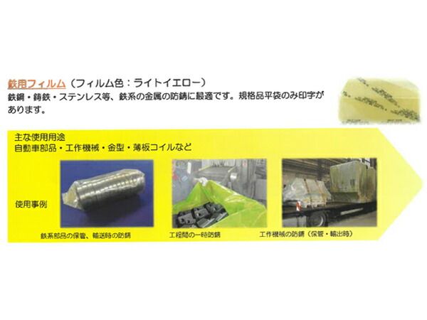 Zerust ゼラストフィルム 袋タイプ MYF31016 100mm×160mm 厚み0.08mm 2000枚入り1箱 鉄用 防錆剤 部品 輸送  メーカー直送 送料無料 - メルカリ