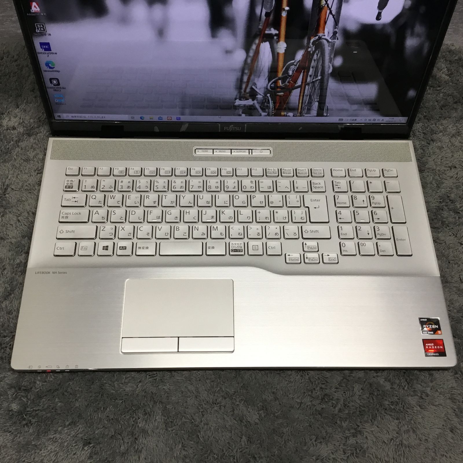1ヶ月保証】① FUJITSU LIFEBOOK NH75/E3 Ryzen 5 4500U メモリ8GB