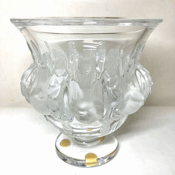 ラリック ダンピエール スズメ 花瓶 フラワーベース 置物 ブランド小物 オブジェ