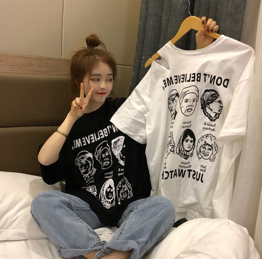 肩出しTシャツ - Tシャツ