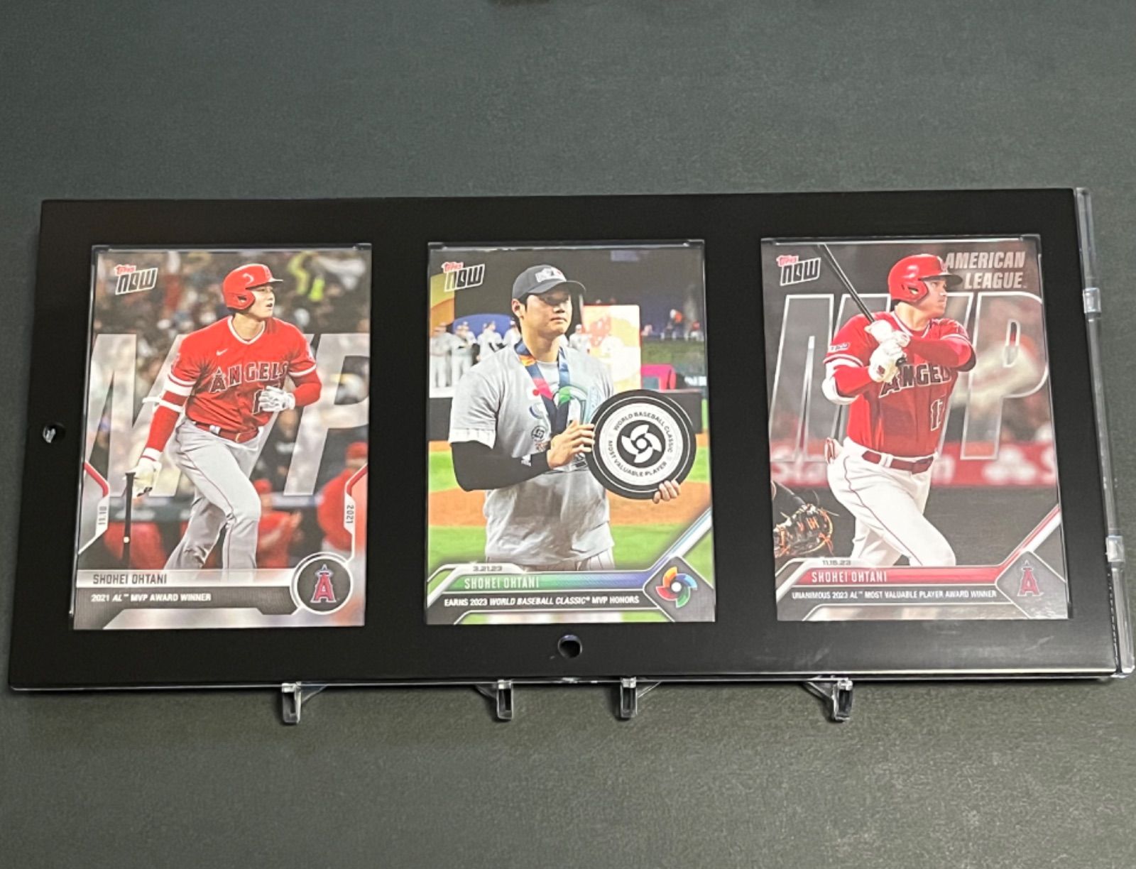 3枚セット】大谷翔平MVPカードセット エンゼルス時代 2021 Topps now