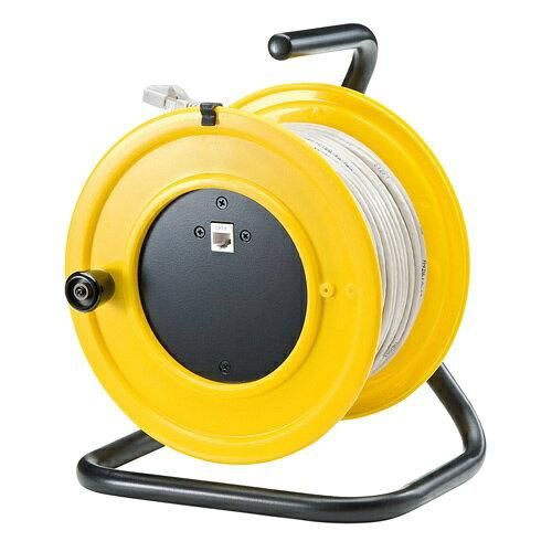 【新品・2営業日で発送】SANWASUPPLY サンワサプライ 巻取り延長CAT6LANケーブル KB-MKE14N