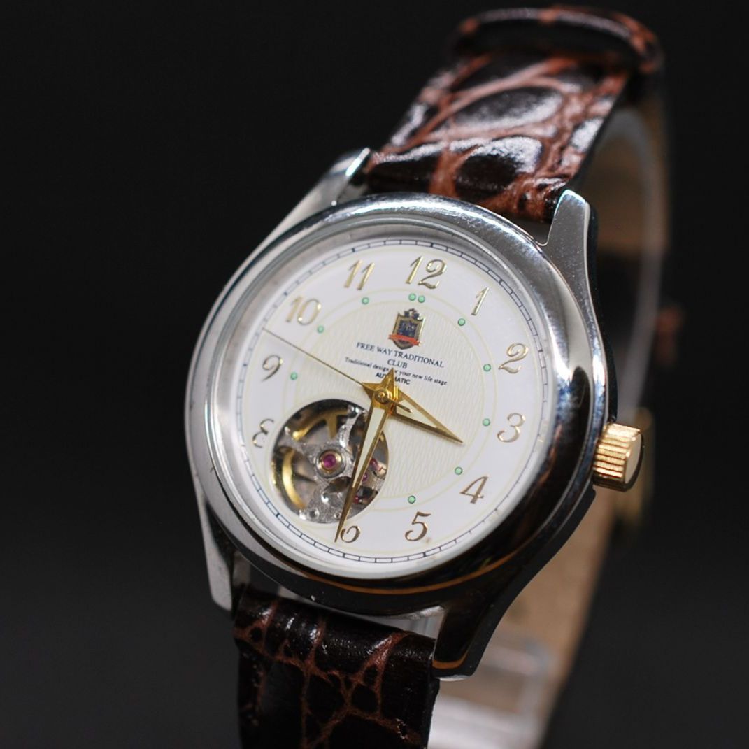 210 【美品 稼働】 CITIZEN シチズン 自動巻き FREE WAY TRADITIONAL 