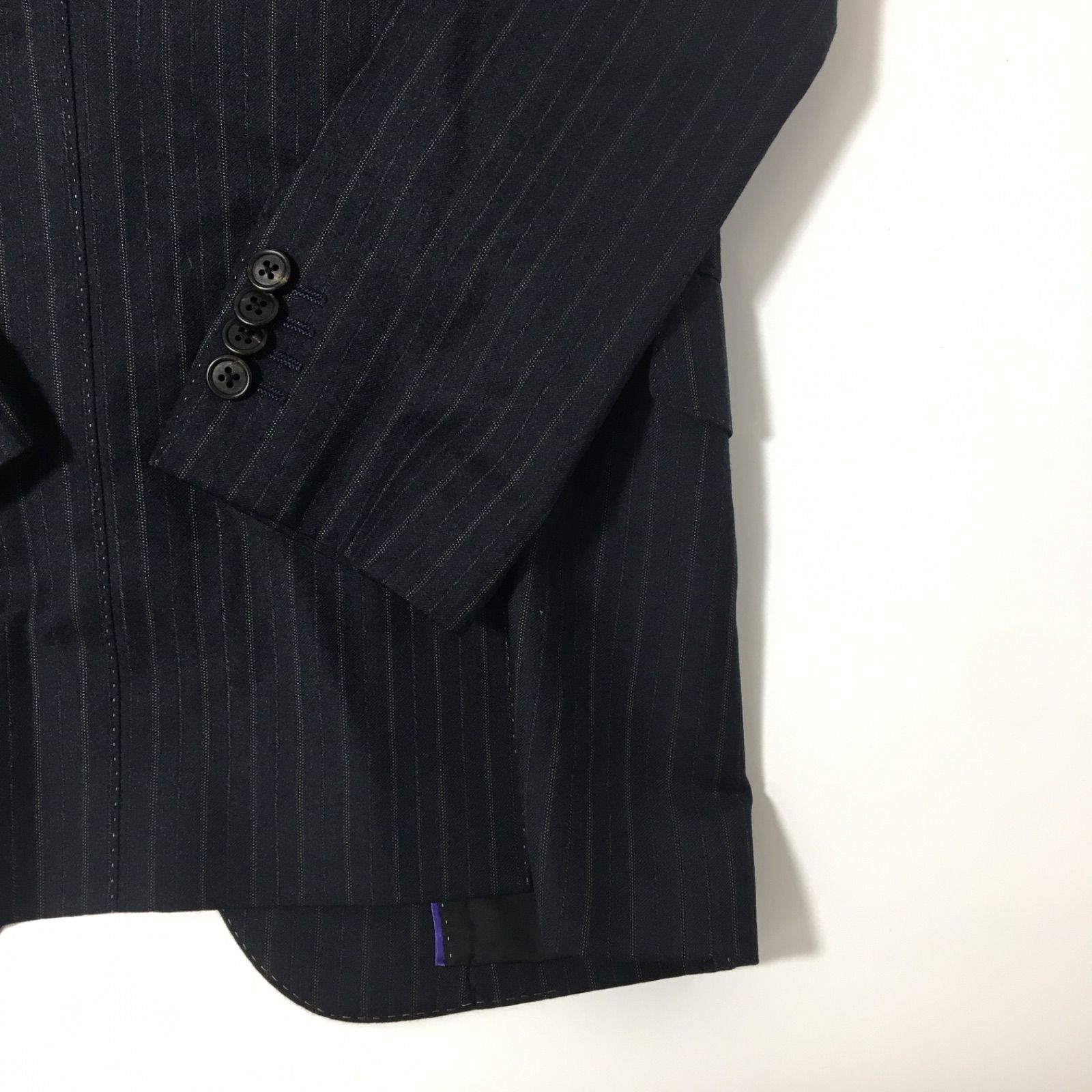 【ポールスミス】エルメネジルド・ゼニア ストライプ ビジネスジャケット＆ベスト M0906-12-N ☆早い者勝ち☆ Paul Smith ポールスミス テーラード