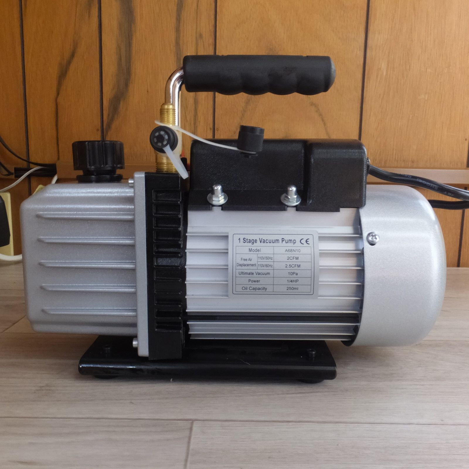 電動真空ポンプ 1Stage Vacuum Pump A68N10 マニホールドゲージ セット メーカー 不明