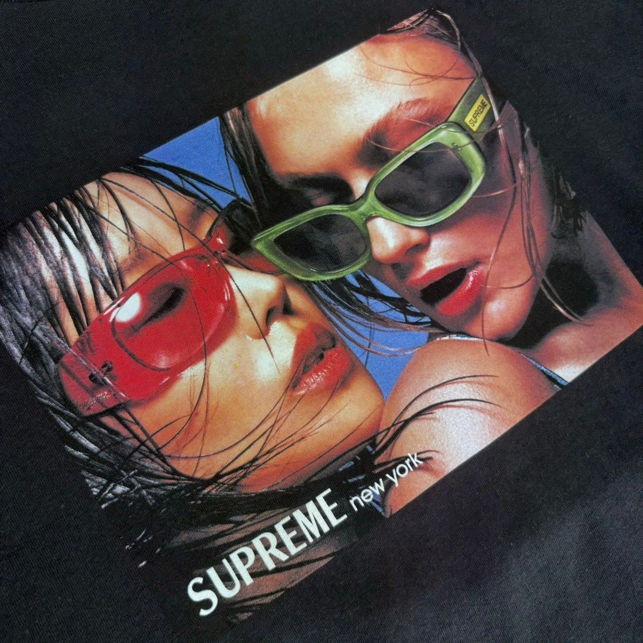 希少 supreme Eyewear tee black XL 2023 Tシャツ - メルカリ