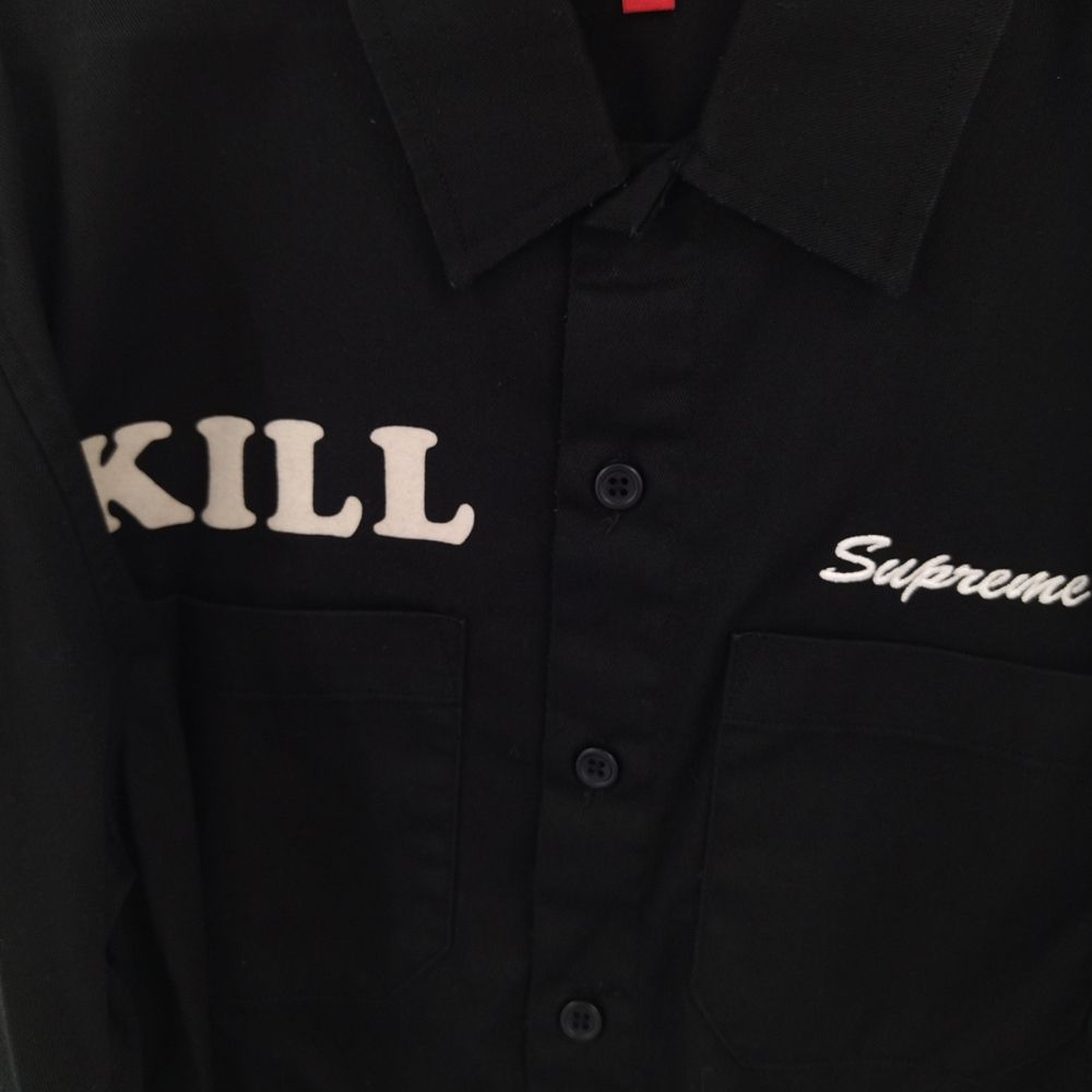 SUPREME (シュプリーム) 16SS Kill Work Shirt キルロゴプリント
