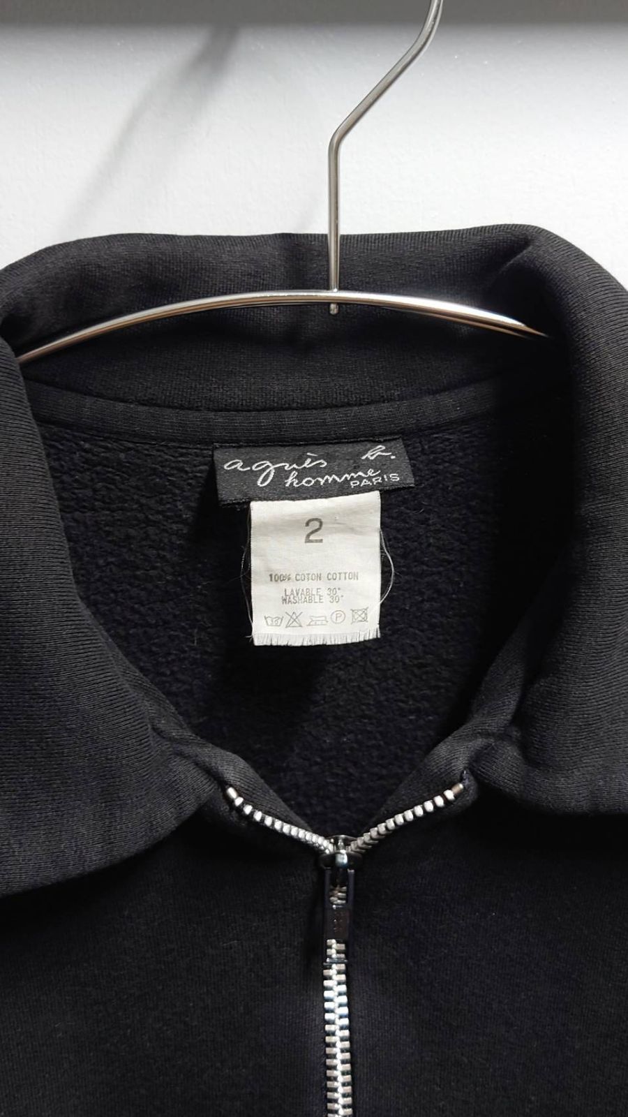 90s agnes b. homme スウェットジップジャケット archive 90s agnes b. homme スウェットジップジャケット archive 90s
