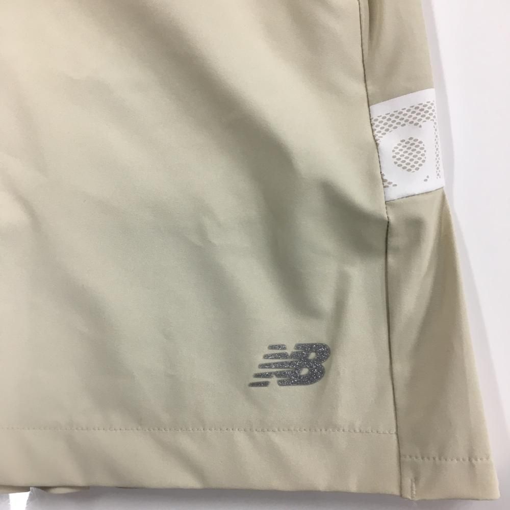 NEW BALANCE GOLF 美品 プリーツスカート 2023 ベージュ M フラワーレース インナー付き プリーツ スカート (WOMENS SPORT