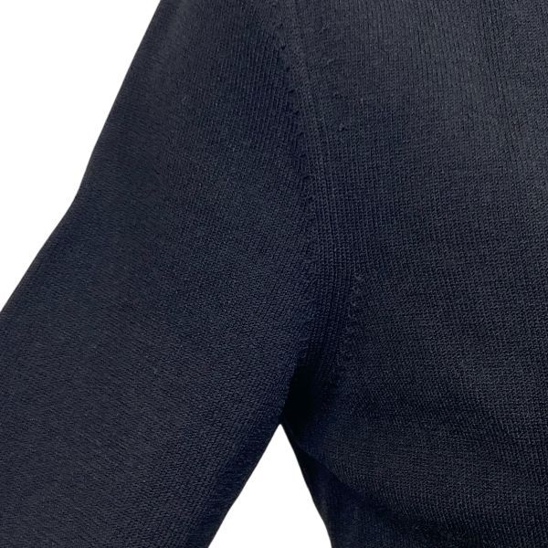 ◆ エポカ EPOCA カーディガン ニット 長袖 クルーネック ビジュー ブラック 40 L 11号 レディース S 5 V 464