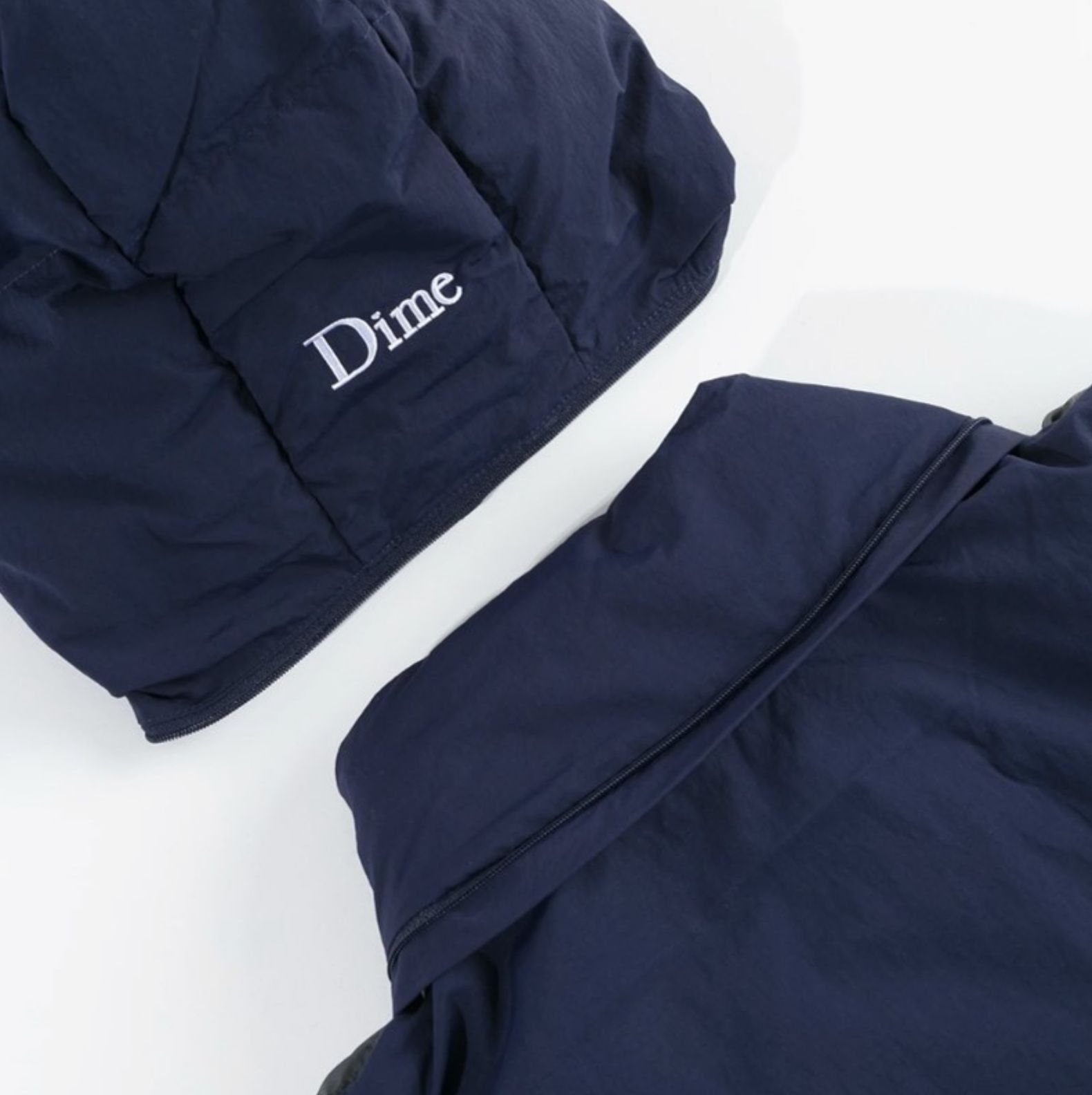 DIME CONTRAST PUFFER JACKET - メルカリ