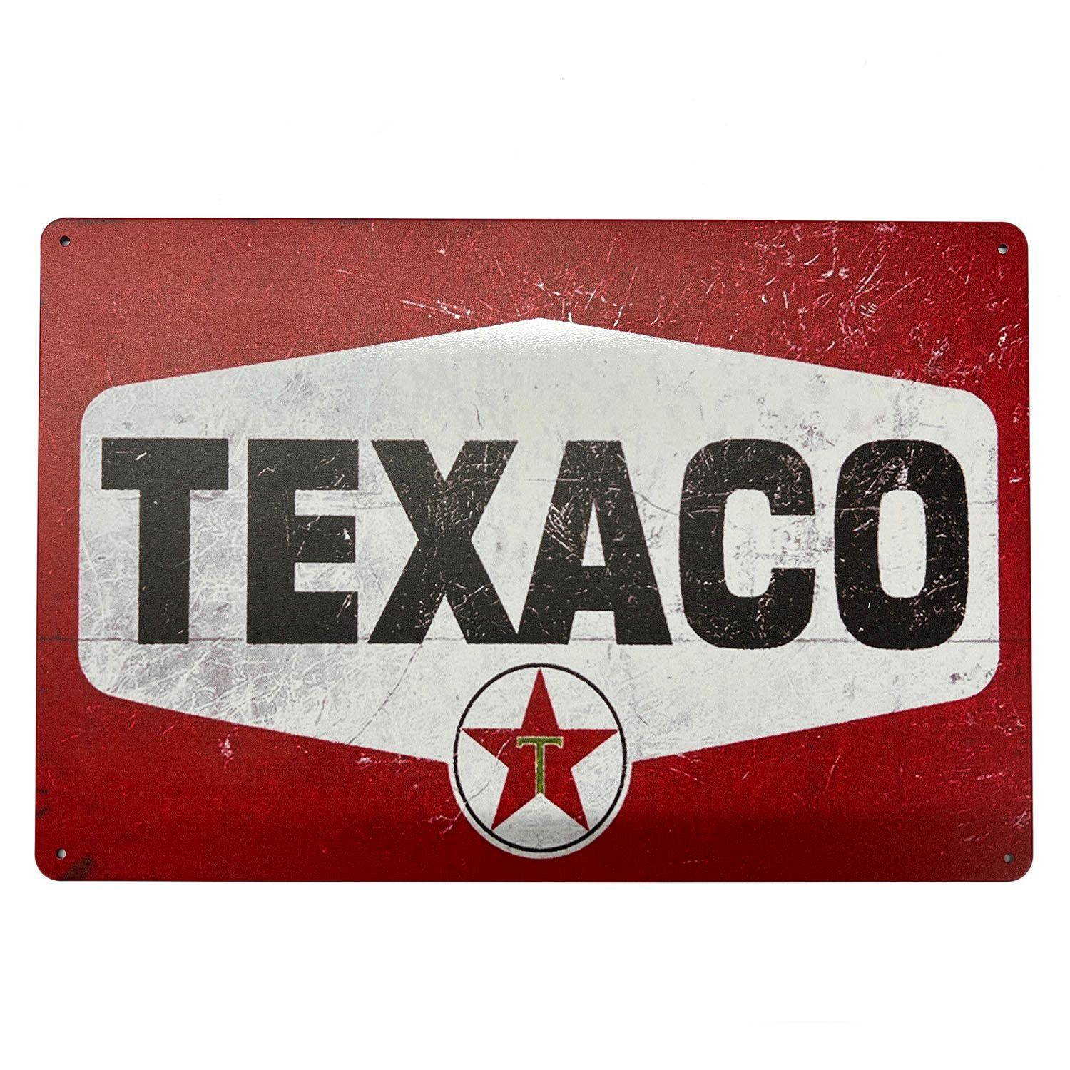 TEXACOビンテージブリキプレート大 楽天市場】テキサコ スターマーク レトロシリーズ ラウンド 円形