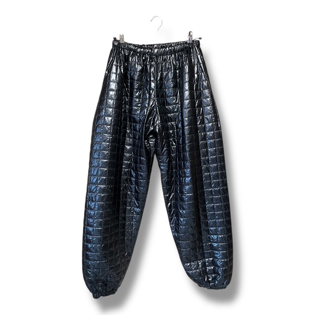 イクミ　キルティング　パンツ　黒 イクミ キルティング パンツ 黒