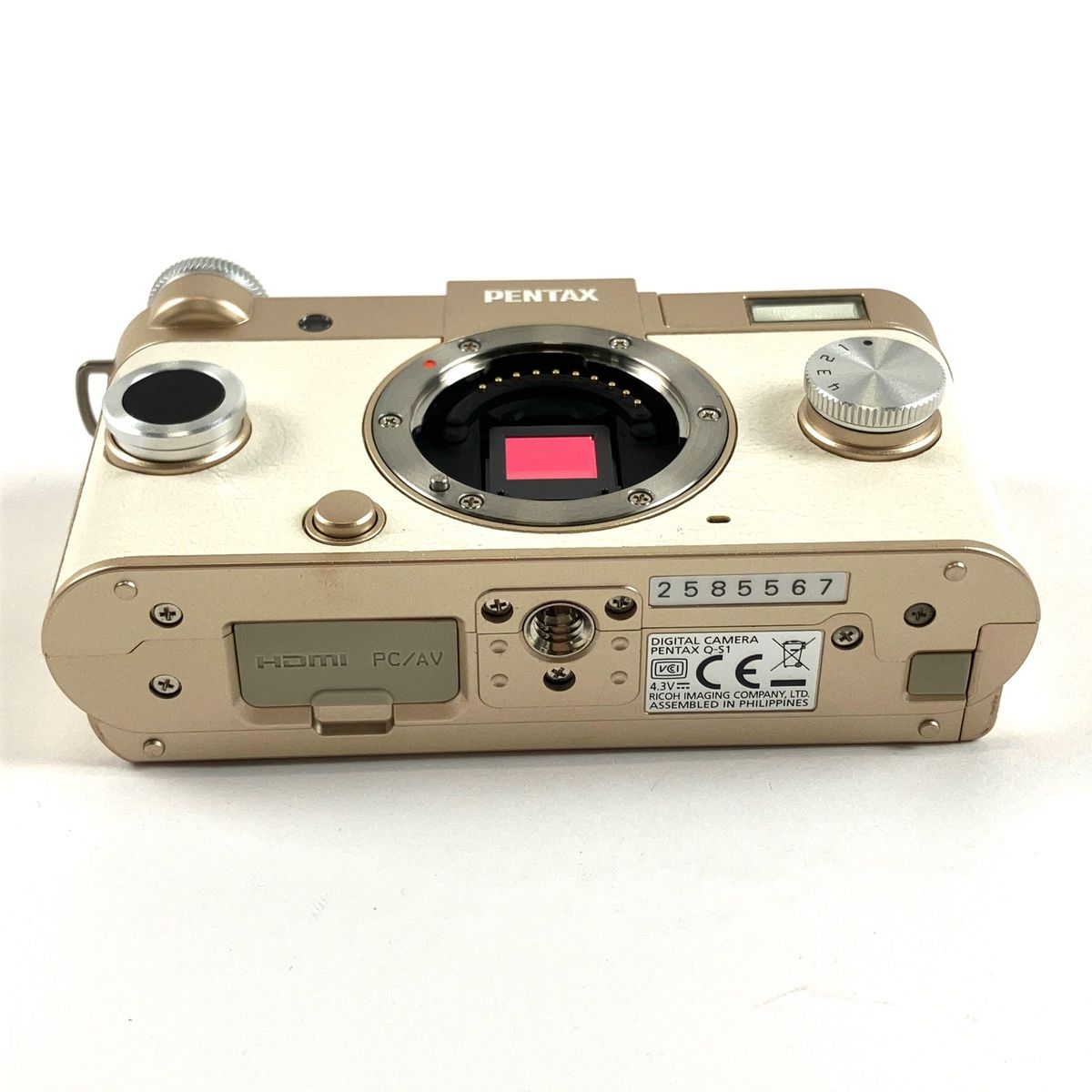 PENTAX ミラーレス一眼 Q-S1 ズームレンズキット 標準ズーム 02 STANDARD ZOOM ガンメタル 06156 ペンタックス PENTAX Q-S1 ズーム レンズキット シャンパンゴールド