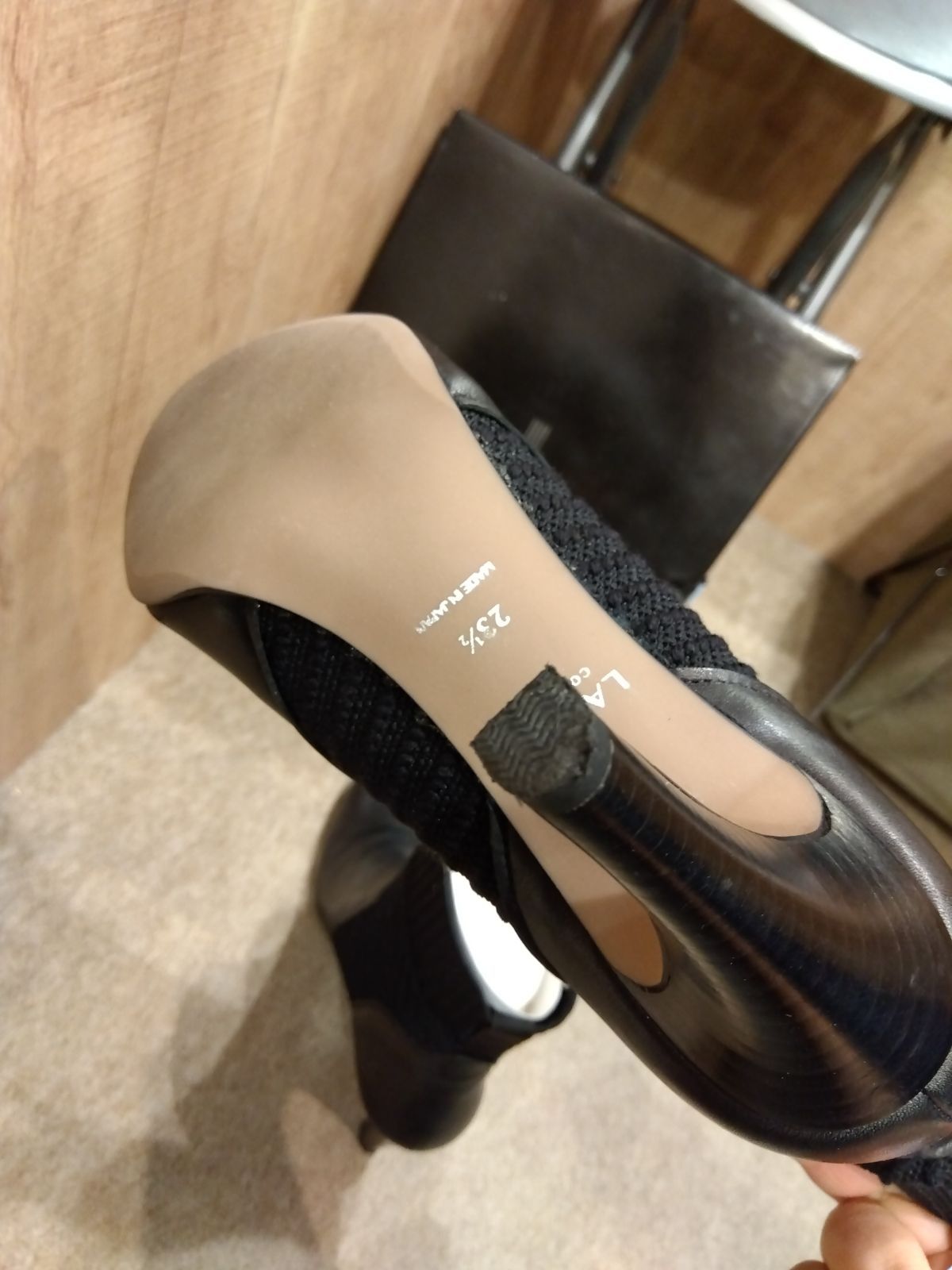 レザー ハイヒール