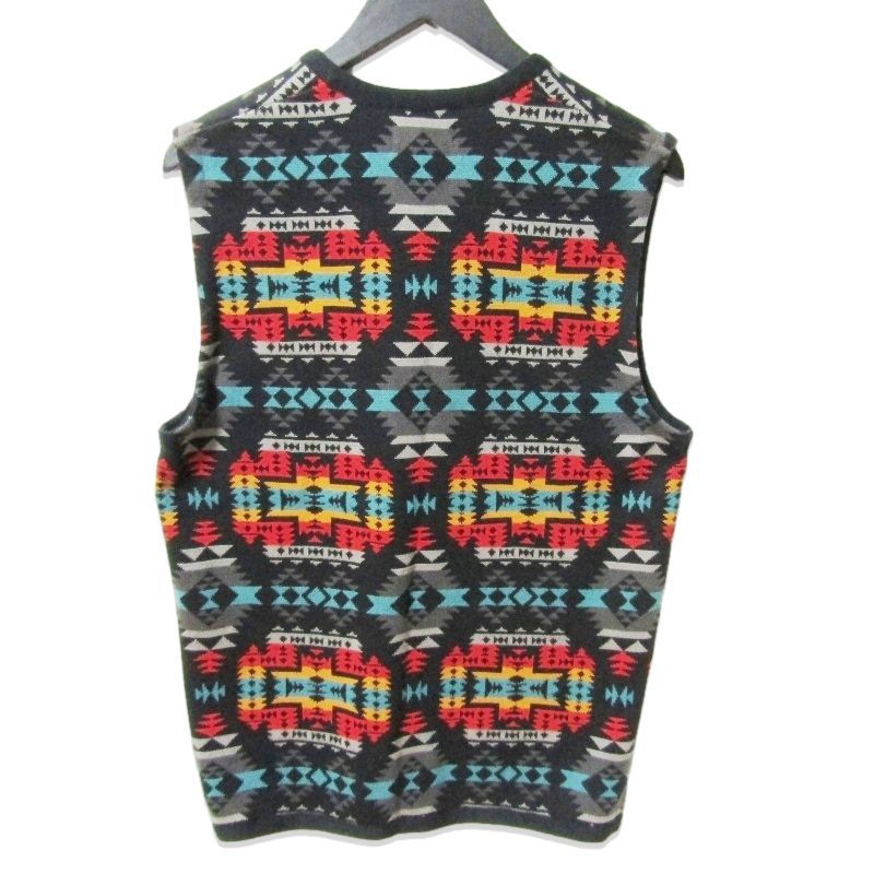 WESTRIDE ウエストライド ベスト NGT ROCKMAN VEST 総柄 コットン マルチ 38 27111567