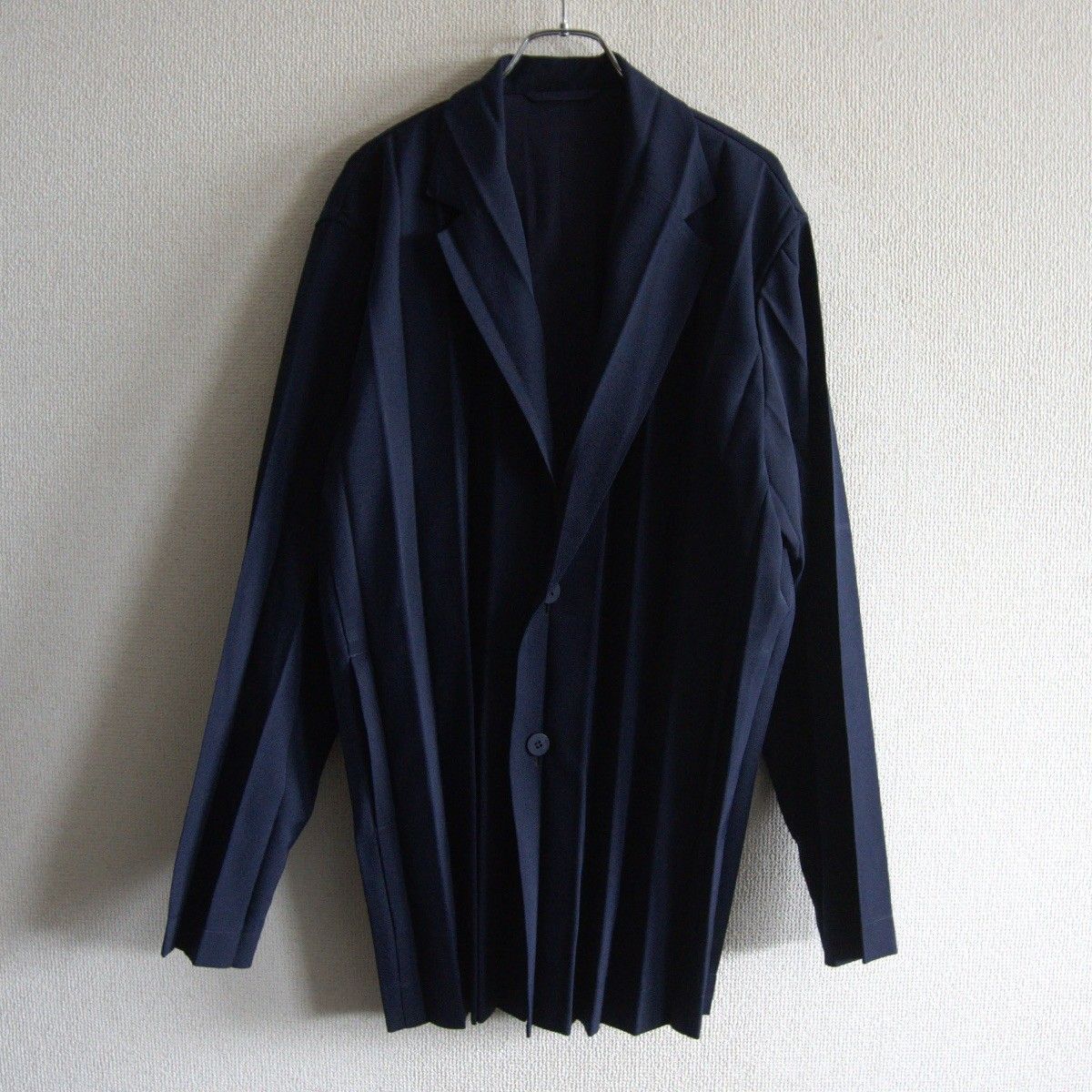 【24SS/美品】 HOMME PLISSE ISSEY MIYAKE【プリーツ ジャケット】3 オムプリッセ イッセイミヤケ 25091007