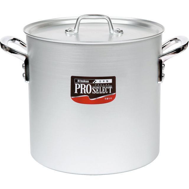 EBM アルミ プロシェフ 寸胴鍋 30cm ｱﾙﾐ ﾌﾟﾛｾﾚｸﾄ 寸胴鍋(目盛付)30cm ＥＢＭ アルミ プロシェフ 寸胴鍋