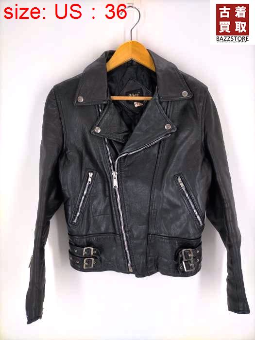 ナイスロンドン レザー ダブルライダースジャケット M ブラック Nice LONDON メンズ ナイスロンドン NICE LONDON レザーダブルライダースジャケット メン