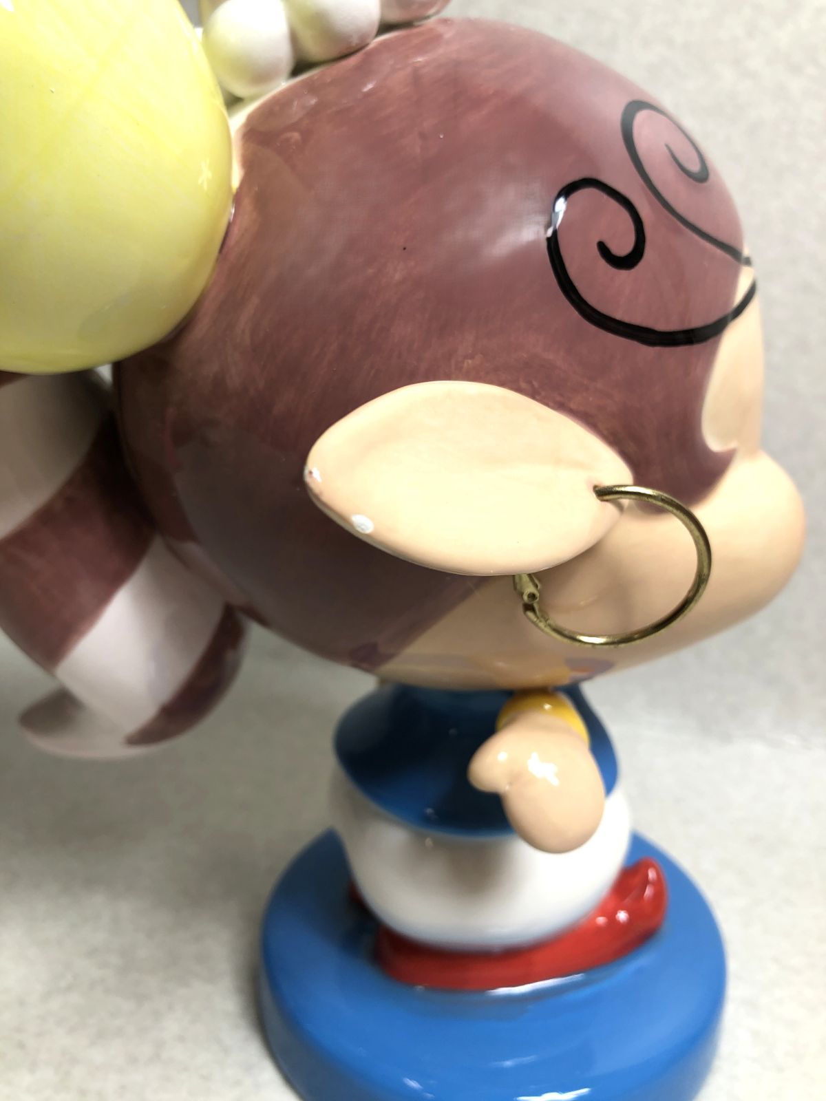 DH998】ハクション大魔王 よばれてとびでてあくびちゃん 陶器製