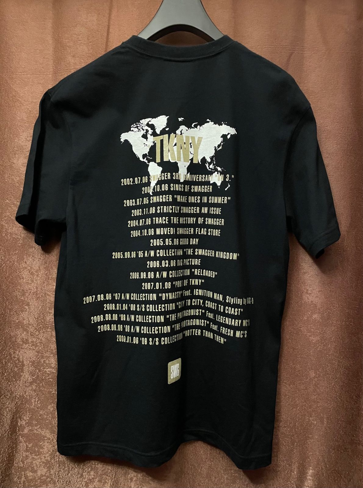 レア MADE IN JAPAN製 SWAGGER 10周年記念プリントTシャツ ブラック L ...