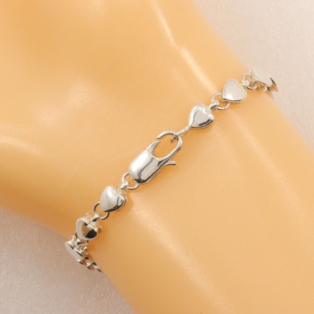 ティファニー　パフハート　シルバー　ブレスレット TIFFANY&Co.】ティファニー パフハート ブレスレット シルバー