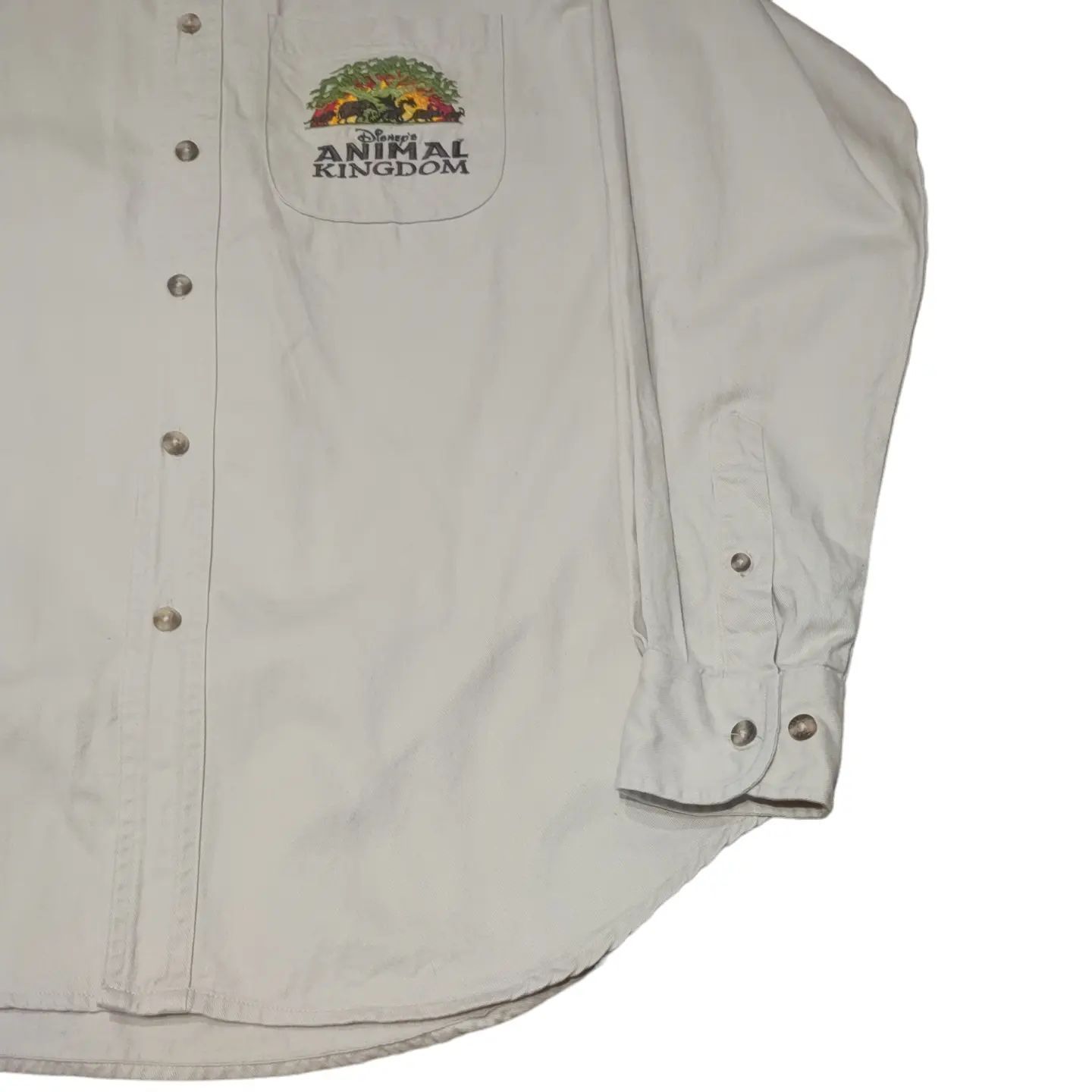 00s Disney animalkingdom buttondown  workshirt