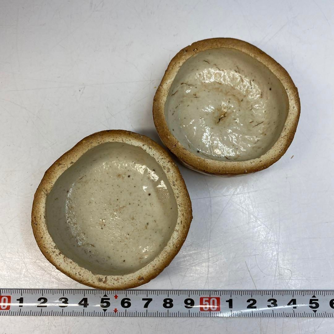 松井康成　人間国宝　合子　共箱（布付）　横幅約7㎝　東Y6-0410②タルオ 松井康成 人間国宝 合子 共箱（布付） 横幅約7㎝ 東Y6-0410②
