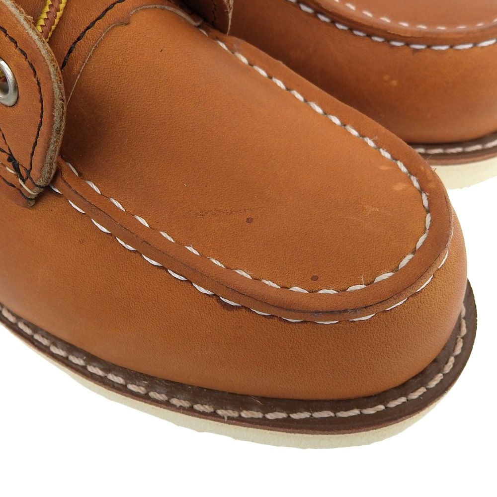 未使用 Red Wing レッドウィング 875 6inch Classic Moc アイリッシュセッター ワークブーツ サイズ7 1/2E 25.5cm ブラウン メンズ 古着 中古 USED