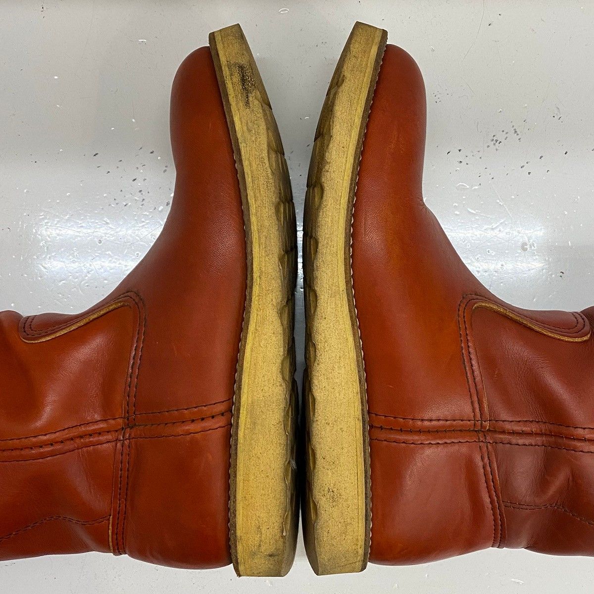 90s RED WING レッドウイング 緑犬タグ　ペコスブーツ レッドウィング RED WING 90's USA製 緑犬タグ 6.5 E ペコスブーツ