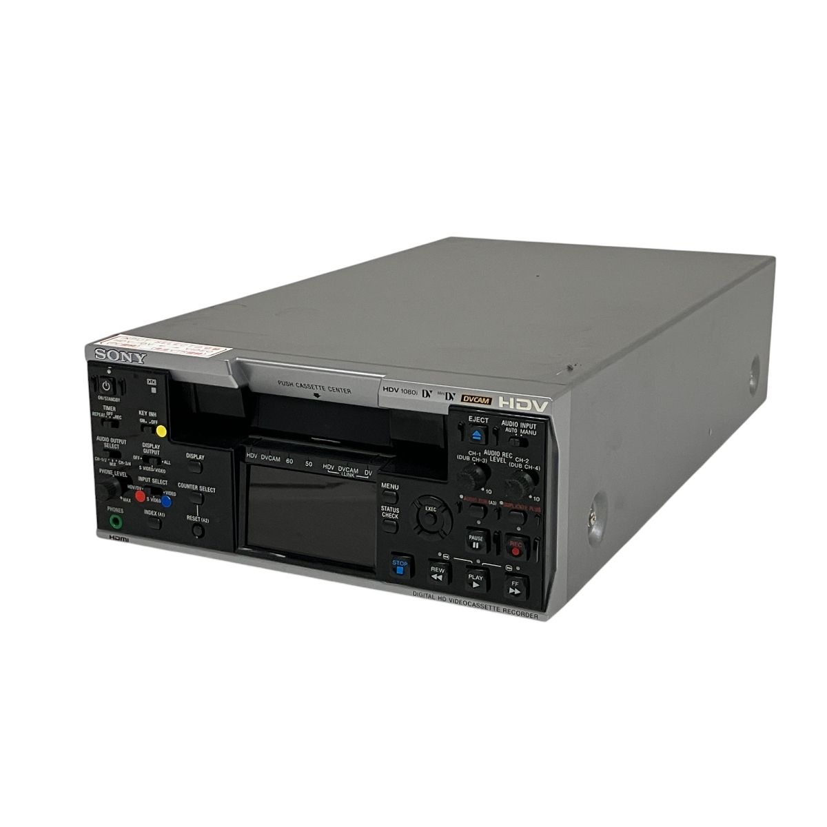 SONY HVR-M25J デジタルHDビデオレコーダー 2007年製 ソニー HDV記録 DVCAM対応 i.LINK端子 ミニDVテープ O9874922