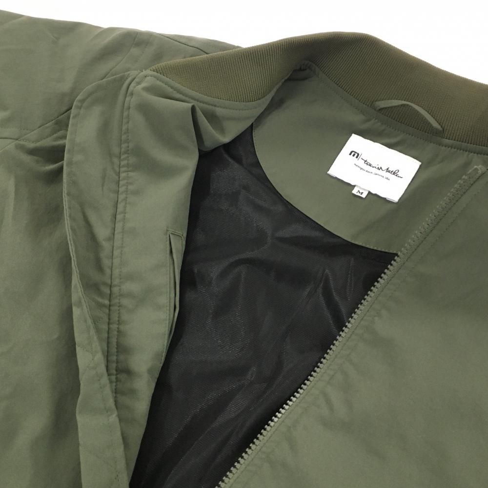 超美品】トラヴィスマシュー ジャケットブルゾン カーキ×黒 メンズ M