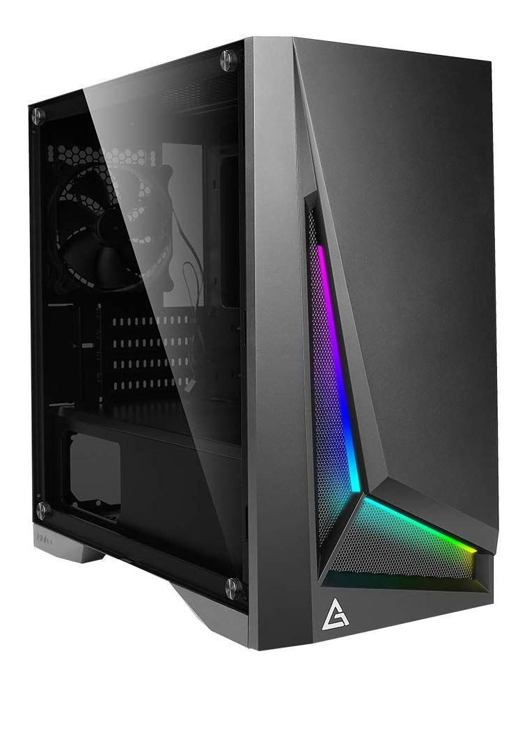 単品 ANTEC Antec ARGB搭載、強化ガラス仕様のMicro ATX対応コンパクトPCAntecケース DP301M BLACK