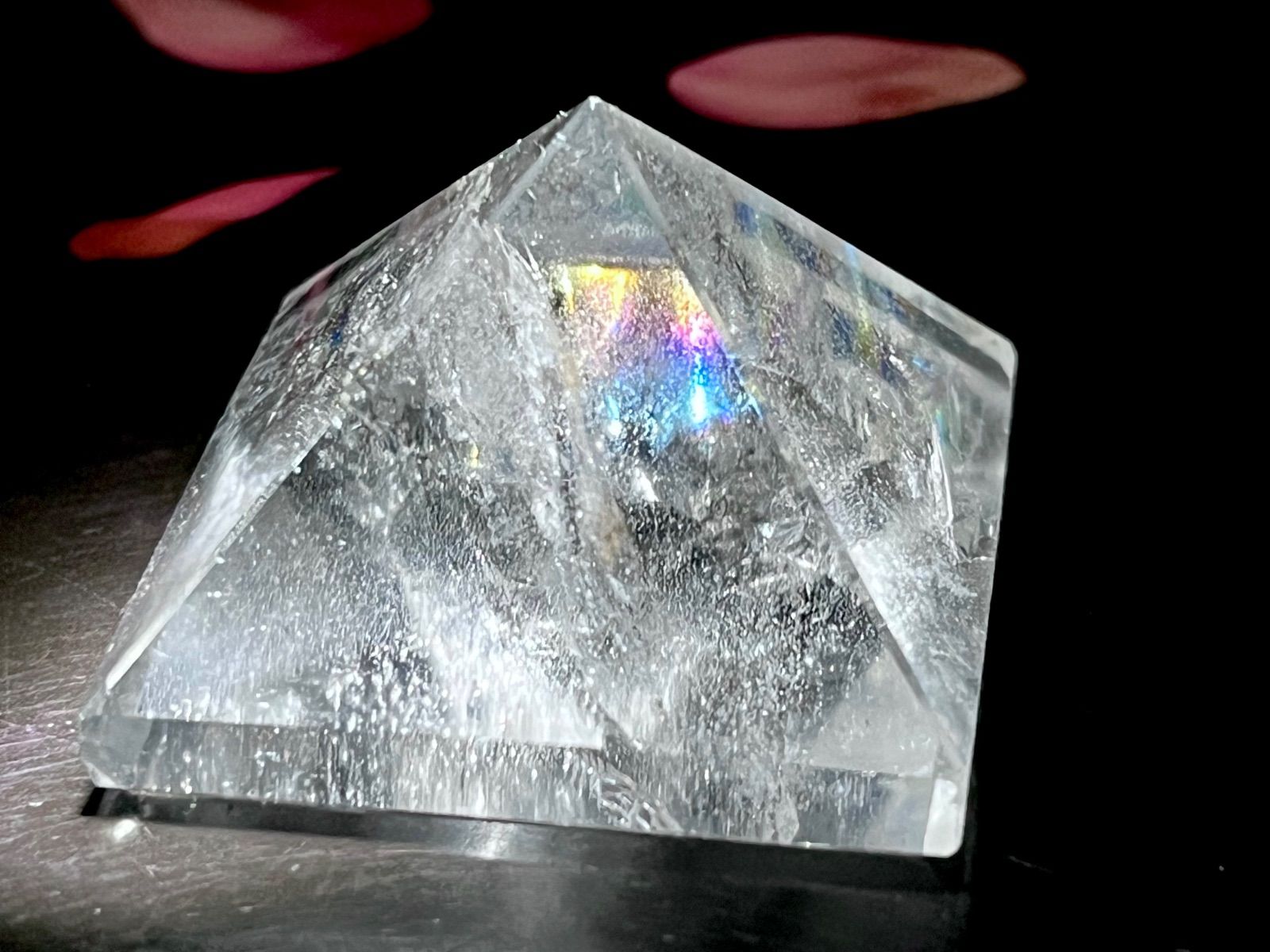 大宇宙との融合✨　レインボーピラミッド　神聖幾何学　スモーキークリスタル　煙水晶 大宇宙との融合✨ レインボーピラミッド 神聖幾何学 スモーキー