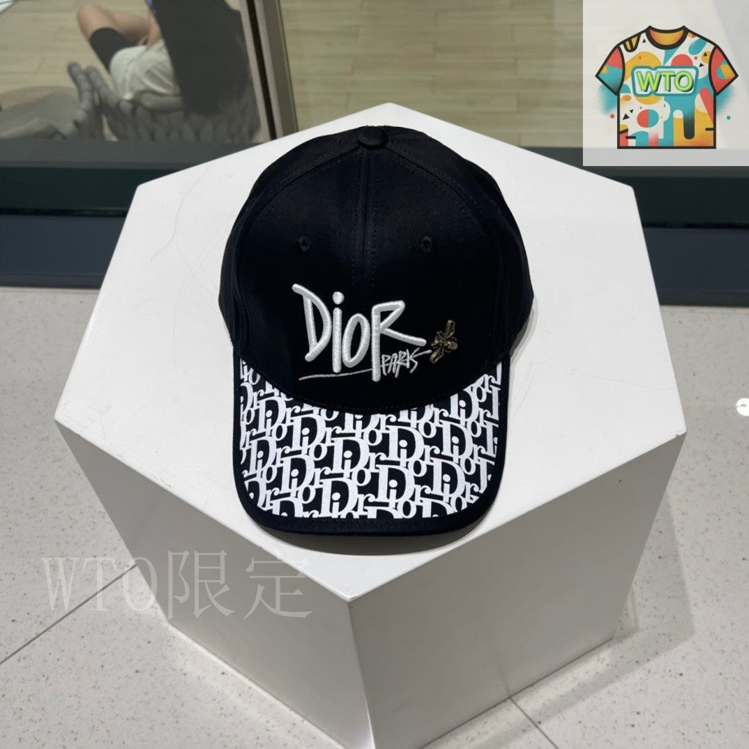 Dior Arty キャップ CHRISTIAN DIOR Denim Arty Cap with Veil 58 Blue 1347306