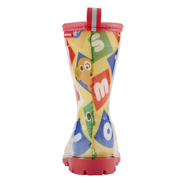  ミキハウス mikihouse レインブーツ 長靴 パズルブロック プッチー＆うさこ 17 cm マルチ 87 長靴 レインシューズ キッズシューズ