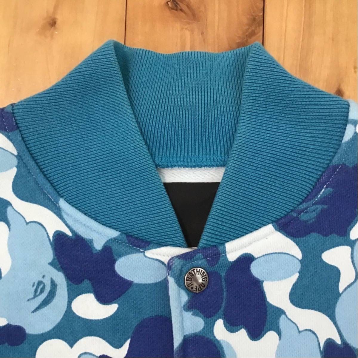 A Bathing Ape 迷彩スタジャン Sサイズ ABC camo スタジャン BAPE ape 迷彩 000000007833 - メルカリ