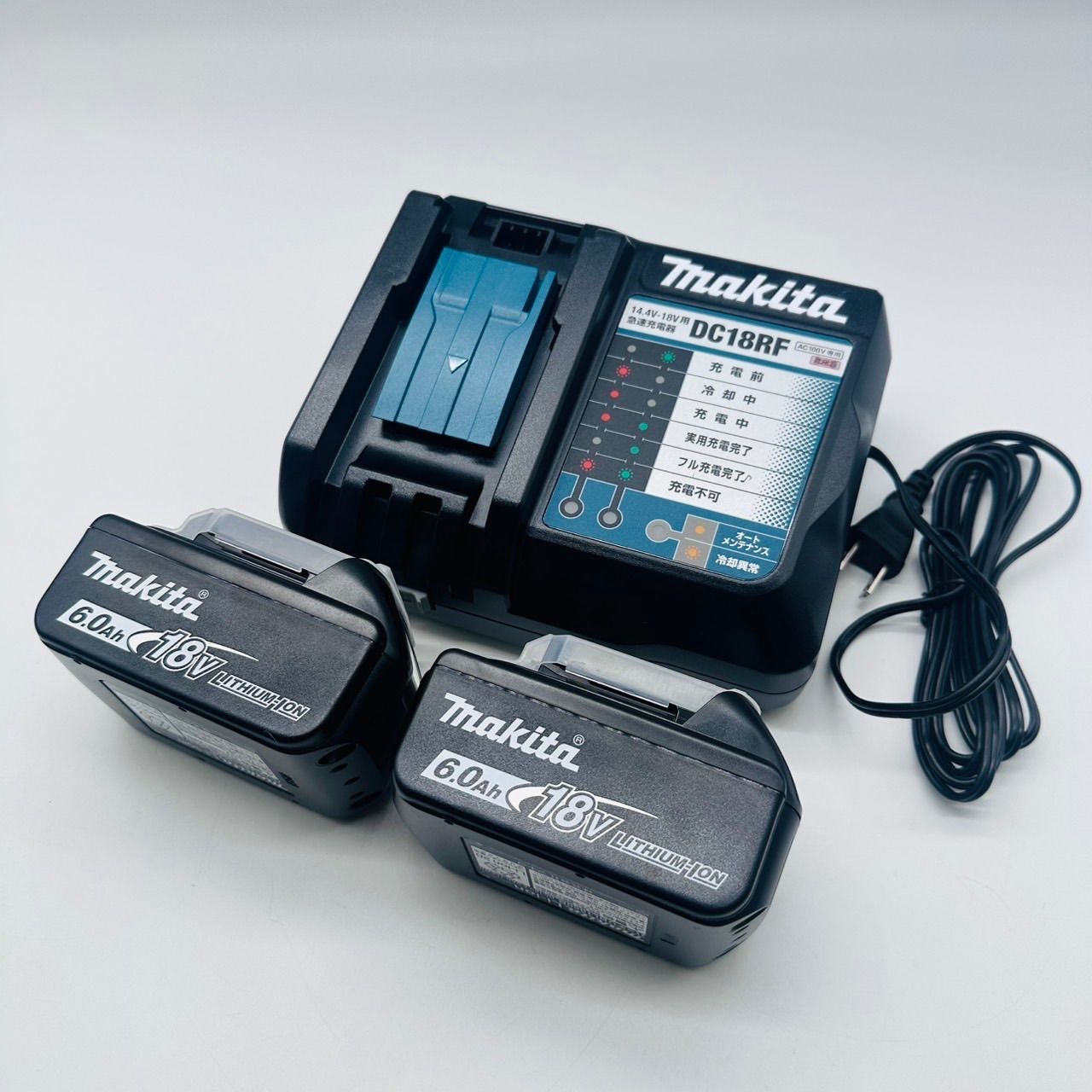 ♥に近い makita マキタ 急速充電器 DC18RF バッテリー×2 バッテリBL1860