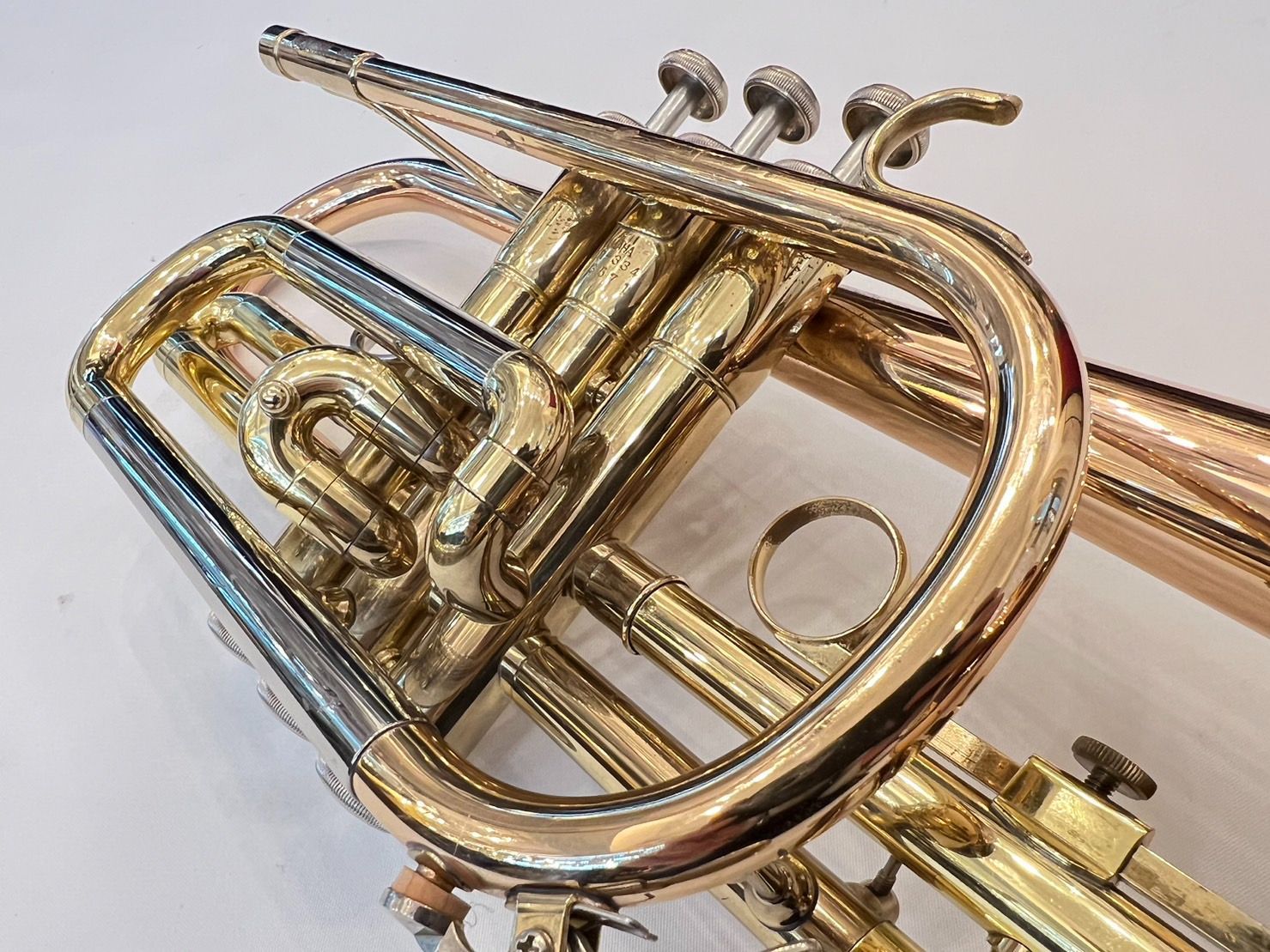 送料込】YAMAHA コルネット YCR-334 ロングタイプ 赤ベル