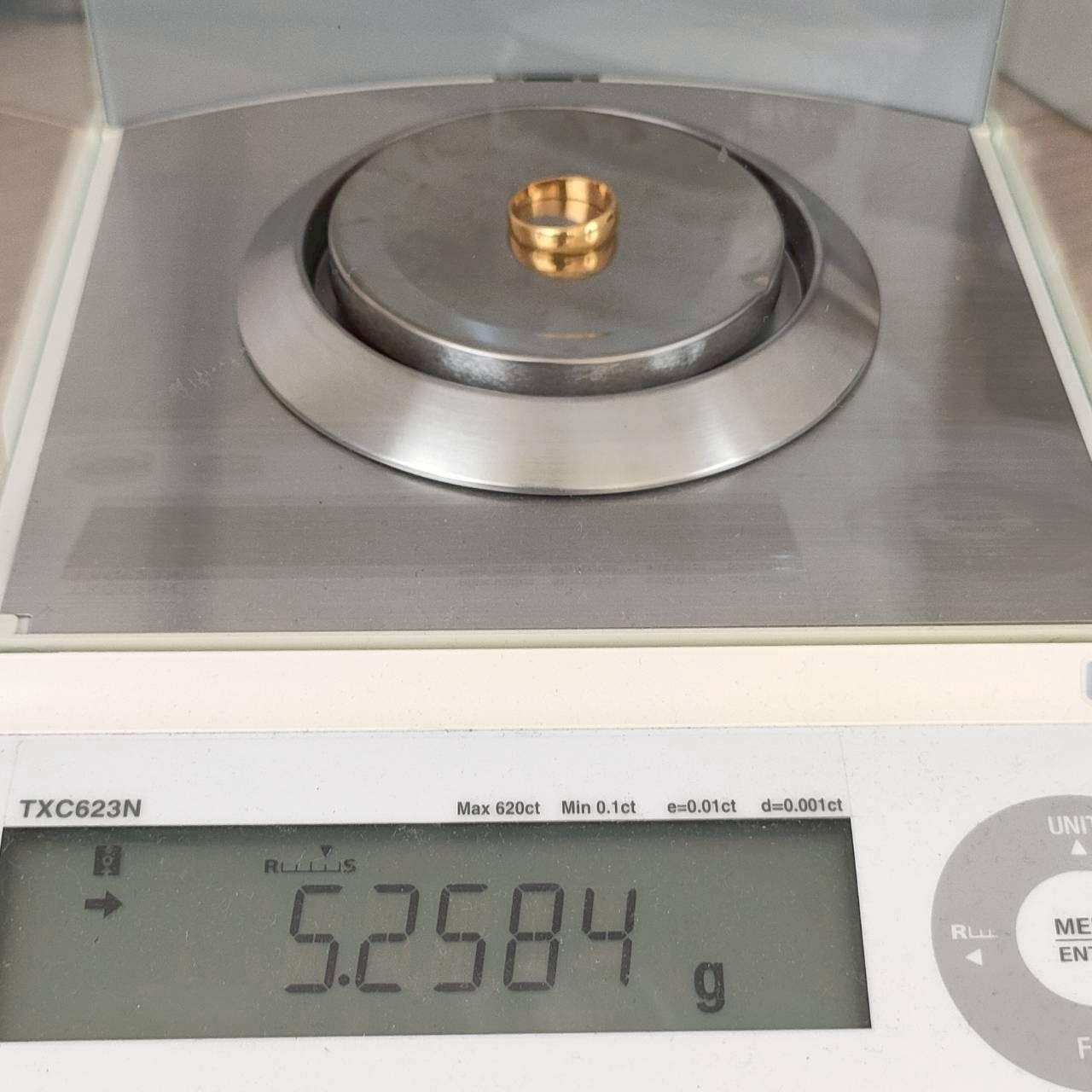 K24 純金 半月甲丸リング レディース 5.25g 13号 D24 FORTGASGNV_COM_BR