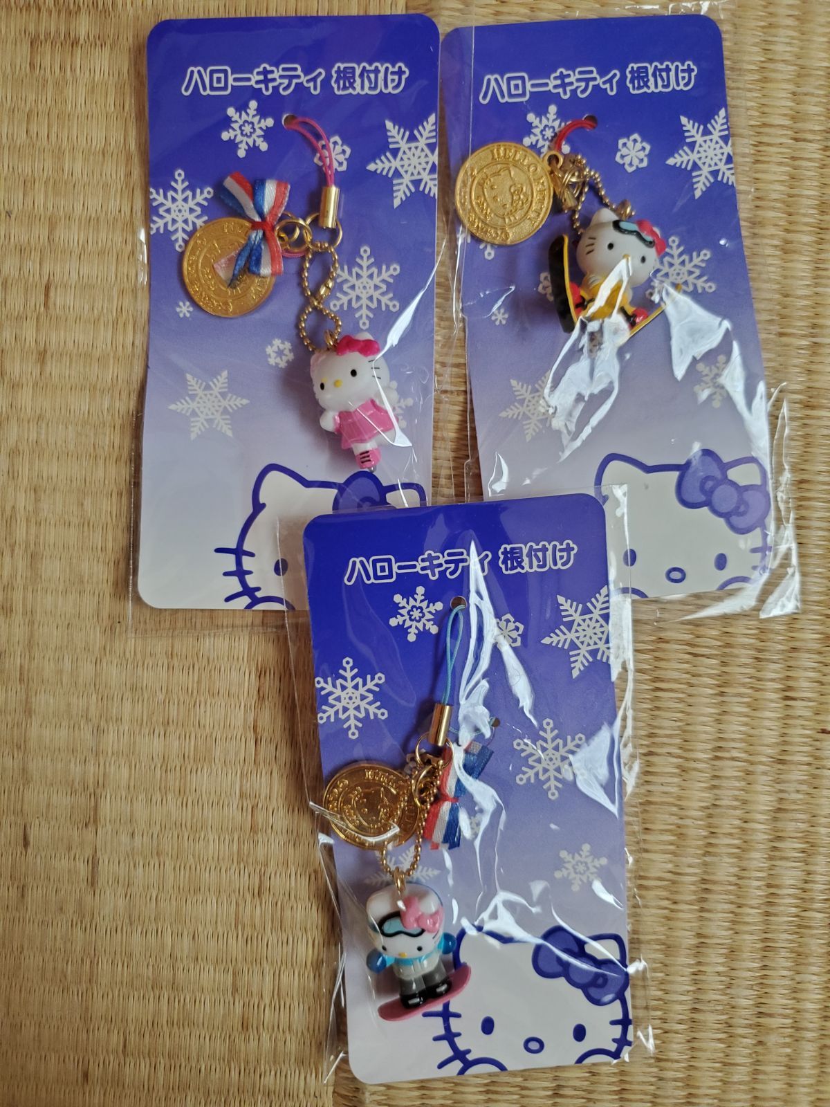ハローキティ 根付け JOC公式ライセンス商品　冬季オリンピック ハローキティ 根付け JOC公式ライセンス商品冬季オリンピック