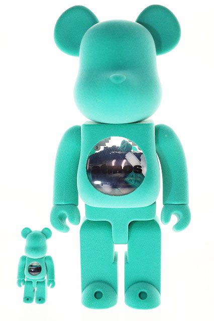 ベアブリック BE RBRICK × ATOMOS × WIND AND SEA TYPE-2 100％ - 400％ アトモス ウインド アンド シー フィギュア セット ベア グリーン ブランド古着ベクトル ▲ 250513