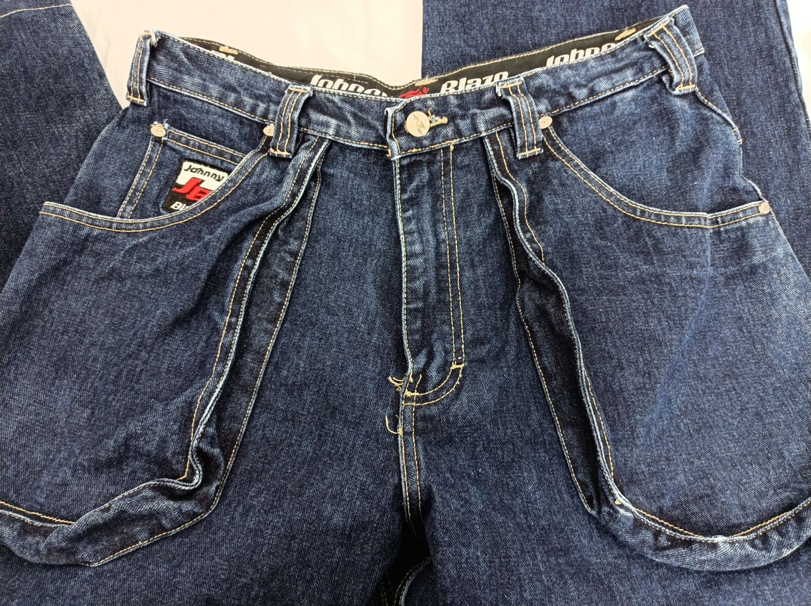 02】☆美品☆Johnny Blaze バギーパンツ 極太 デカポケット 【3550 