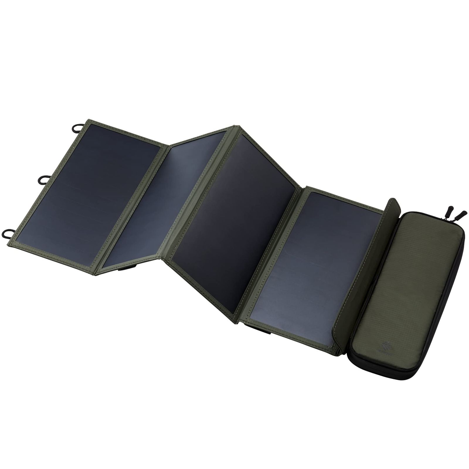 エレコム ソーラー充電器 NESTOUT SOLAR-1 4枚パネル 28W オリーブ MPA-NEST-S014OV 4枚パネル