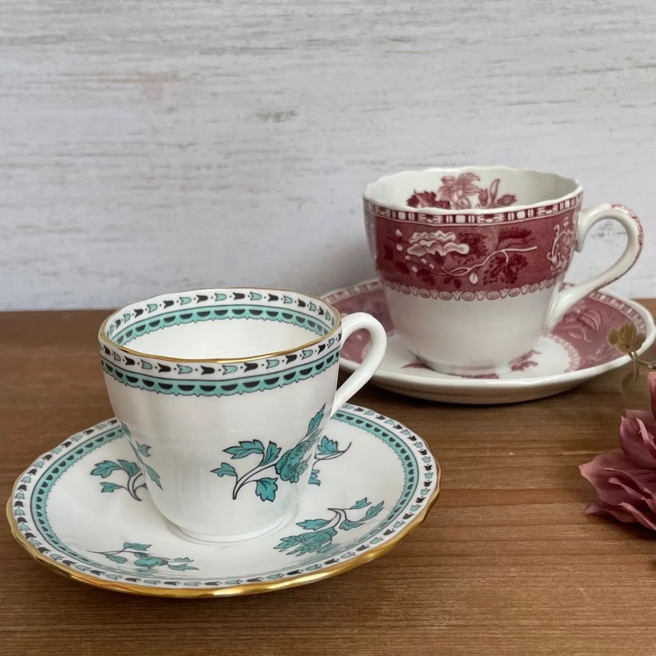 Spode】スポード カミラピンク ティーカップ&ソーサー6客セット