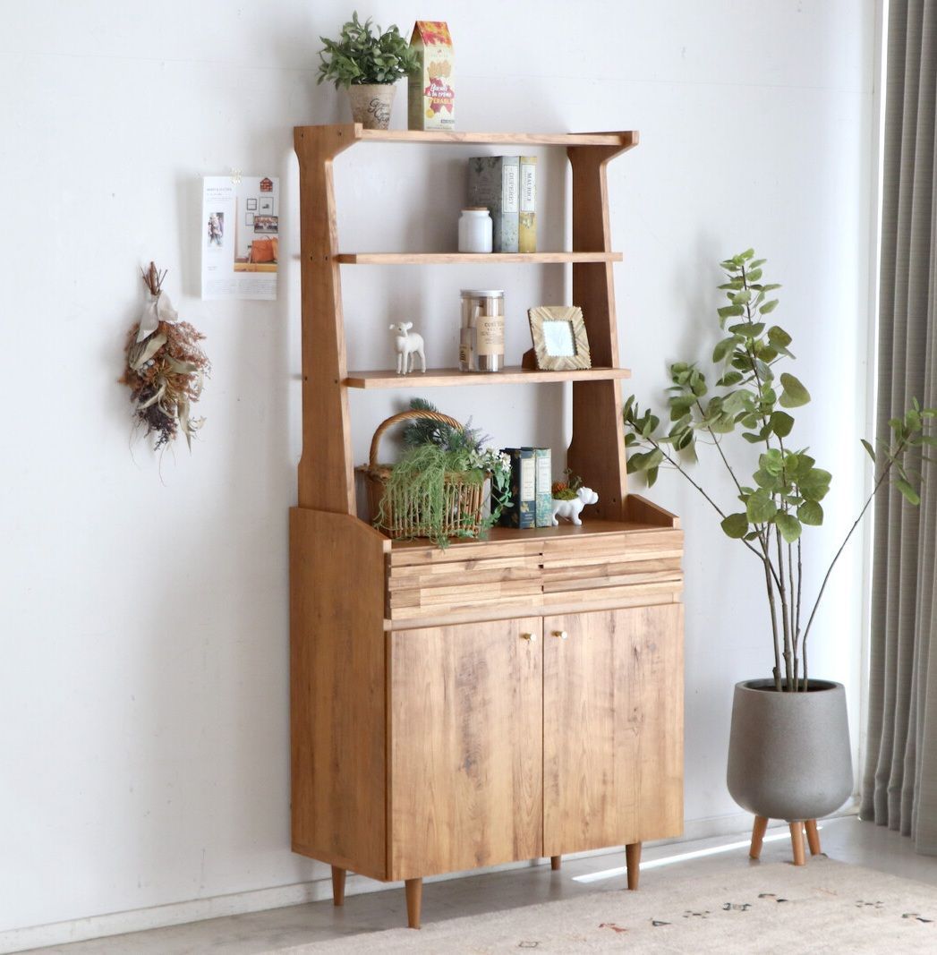 取付無料！マスターウォール スカラ デニムラック 北欧風天然木ラダーシェルフ✨ 取付無料！マスターウォール スカラ デニムラック 北欧風天然木ラダー