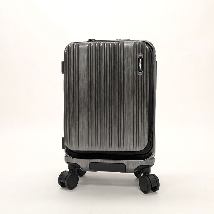 アウトレット品 バーマス公式直営 BERMAS INTER CITY2 フロントオープン47cm ファスナー 36L HINOMOTO製ストッパー付60ｍｍ大径静音キャスター