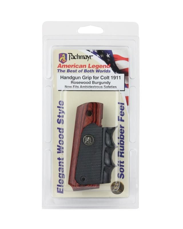 パックマイヤー ガバメント・M1911用 ウッド＆ラバーグリップ Amazon | パックマイヤー コルトガバメント／M1911用 ウッド